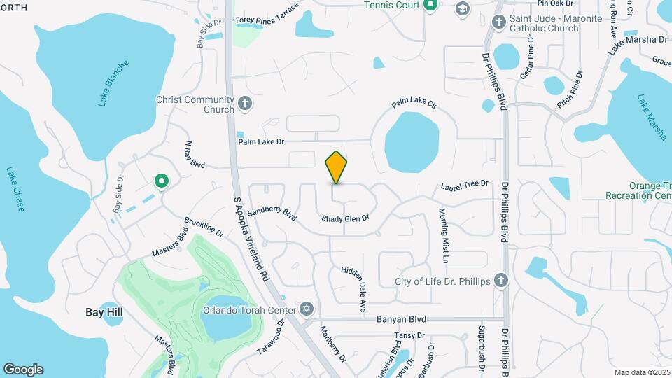 8401 Shady Glen Dr Map and Location Details