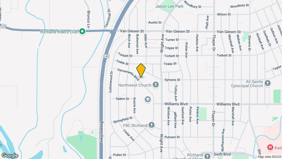 1326 Sacramento Blvd Map and Location Details