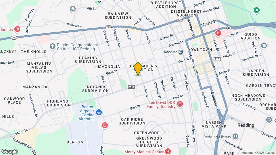 1616 Willis St Mapa y Detalles de la Ubicación