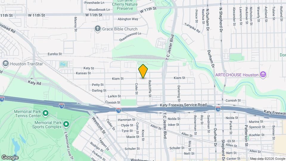 5521 Kiam St Map and Location Details