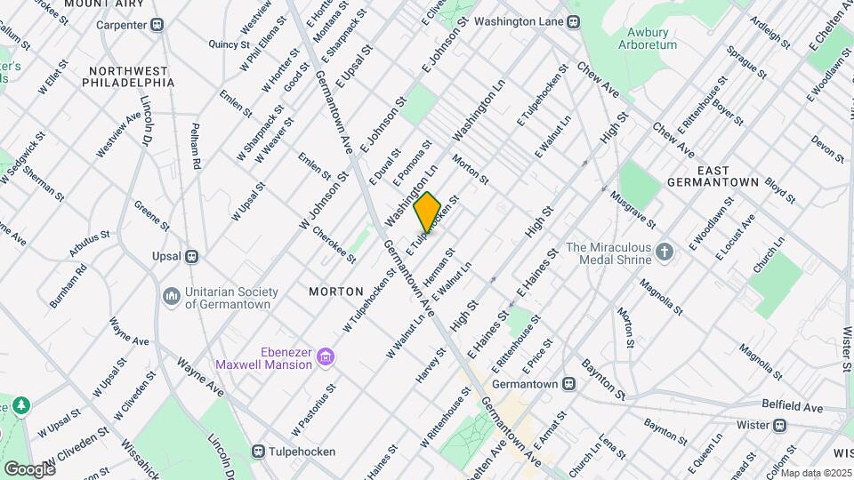 50 E Tulpehocken St Map and Location Details