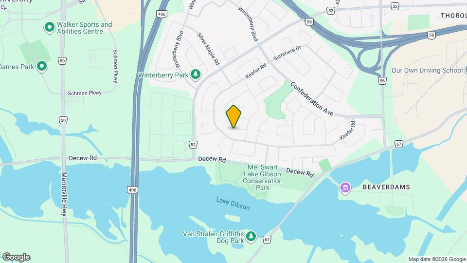 14 Baxter Crescent Map and Location Details