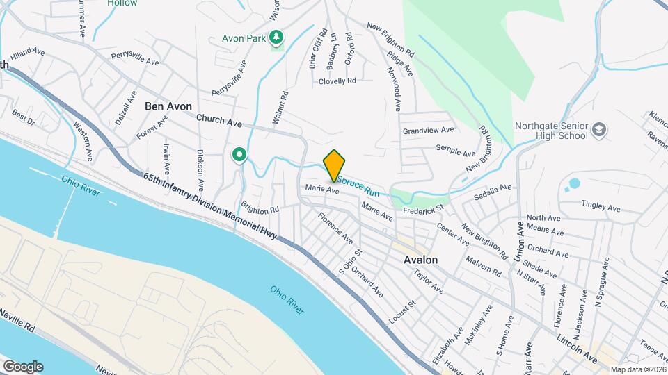 207 Marie Ave Map and Location Details