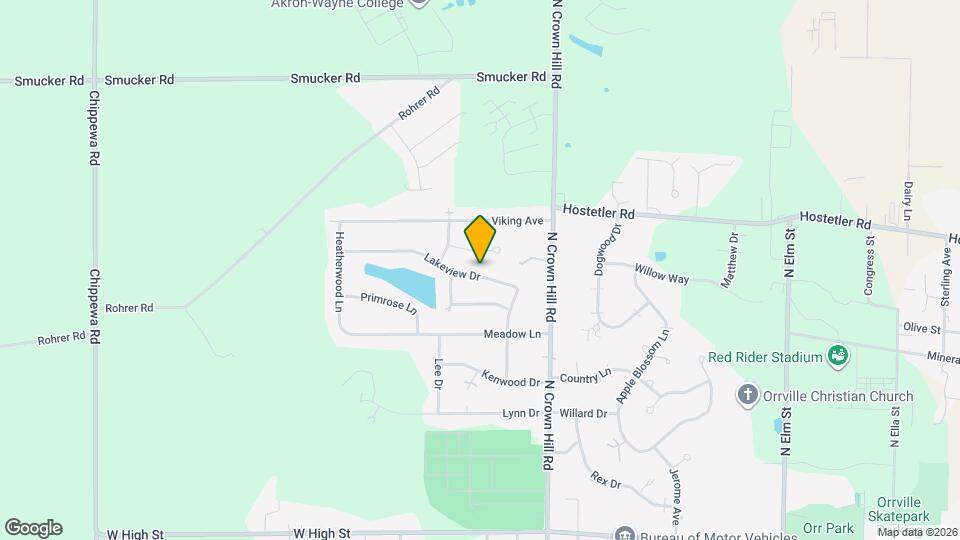 1851 Lakeview Dr Map and Location Details