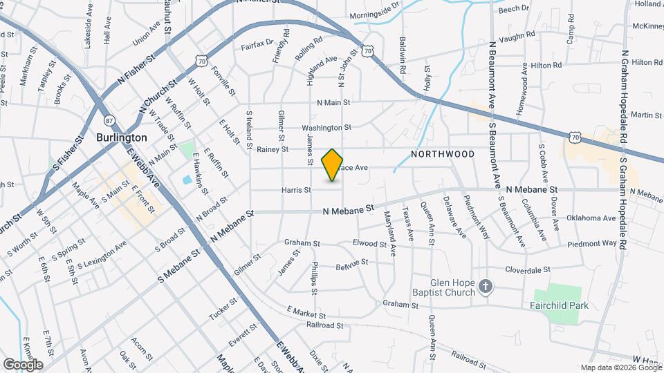 918 Harris St Mapa y Detalles de la Ubicación