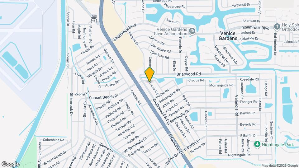 2551 Yucca Rd Map and Location Details