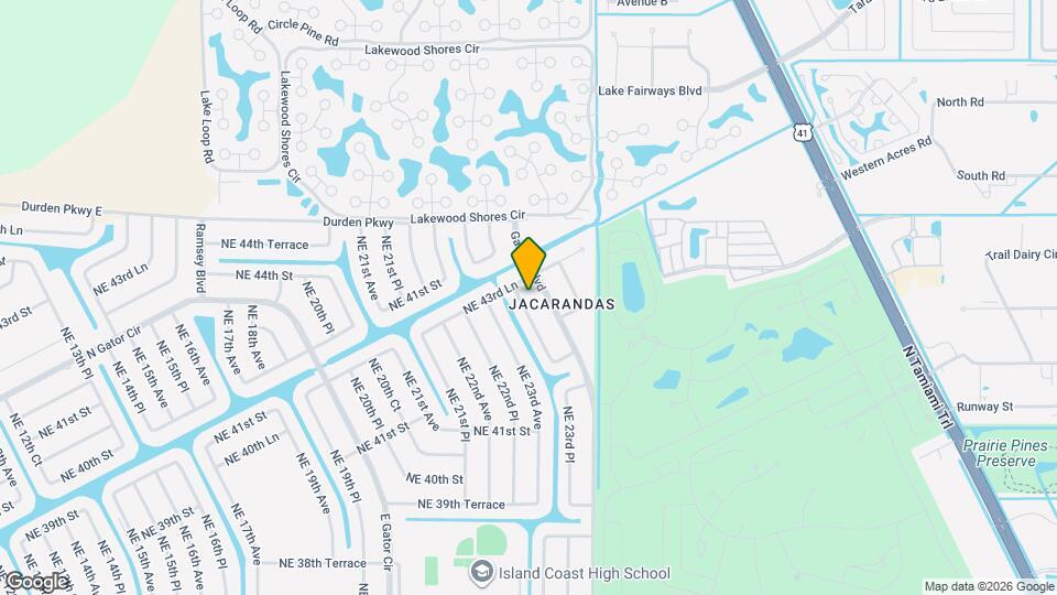 4311 NE 23rd Pl Map and Location Details