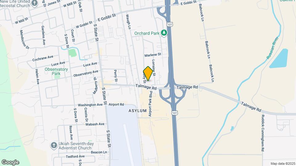 540 Talmage Rd Map and Location Details