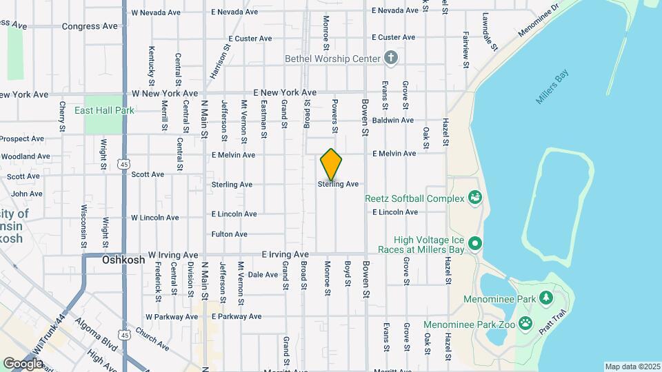 619 Sterling Ave Map and Location Details