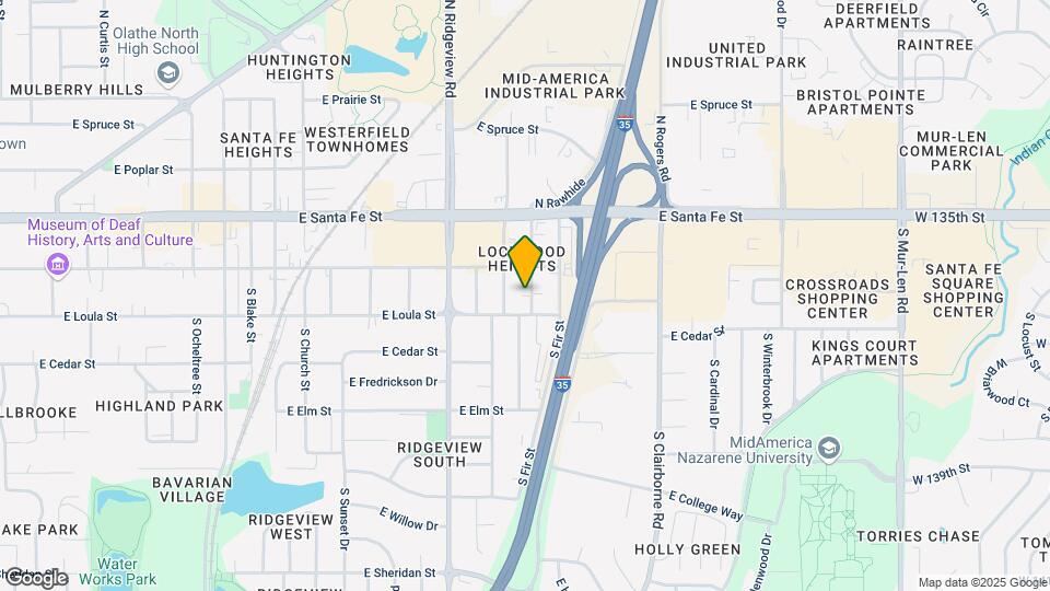 123 S Chester St, Unit A Map and Location Details