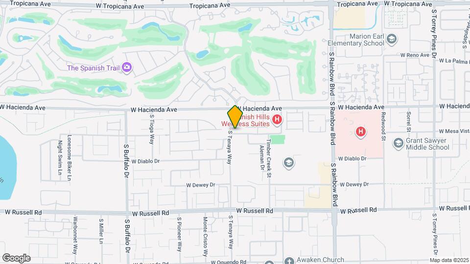 7336 W Mesa Vista Ave Map and Location Details