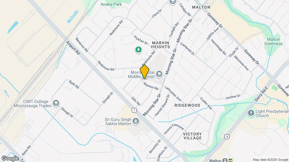 7360 Manion Rd Map and Location Details