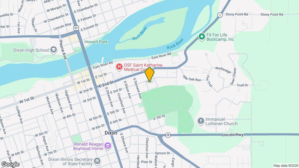 312 S Jefferson Ave Map and Location Details