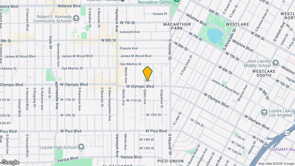 984 Elden Ave Map and Location Details