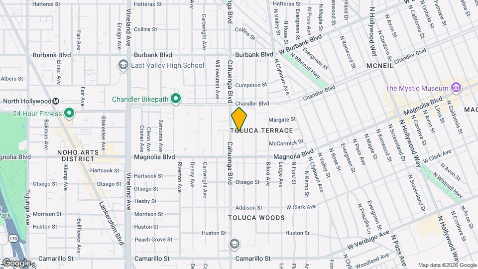 5251 Auckland Ave Mapa y Detalles de la Ubicación