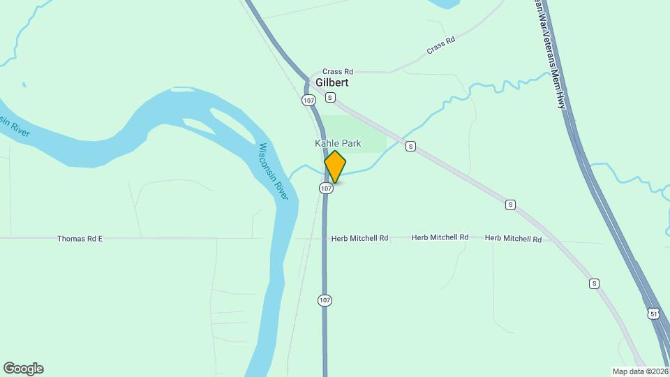 N8517 WI-107 Map and Location Details