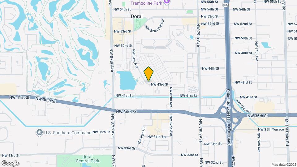 8387 NW 43rd St Map and Location Details