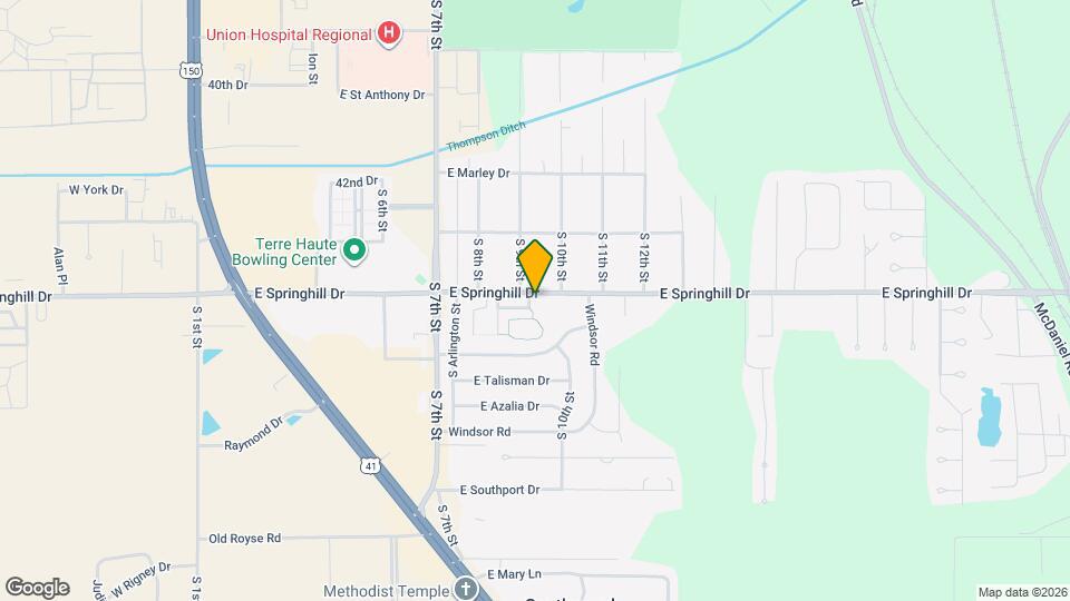 Springhill Commons Map and Location Details