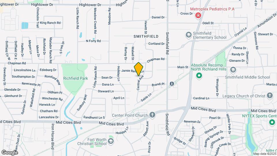 6539 Central Ave Map and Location Details