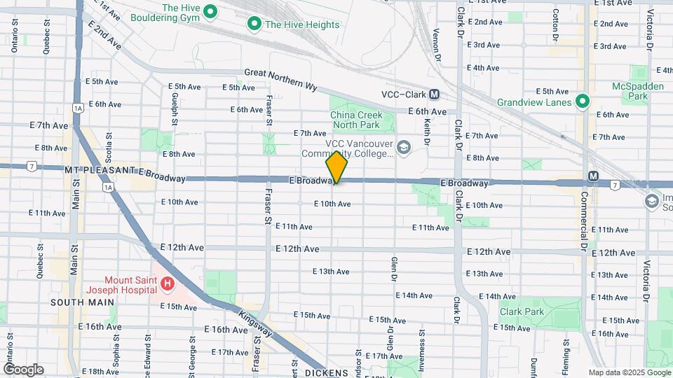 910 Broadway E Map and Location Details