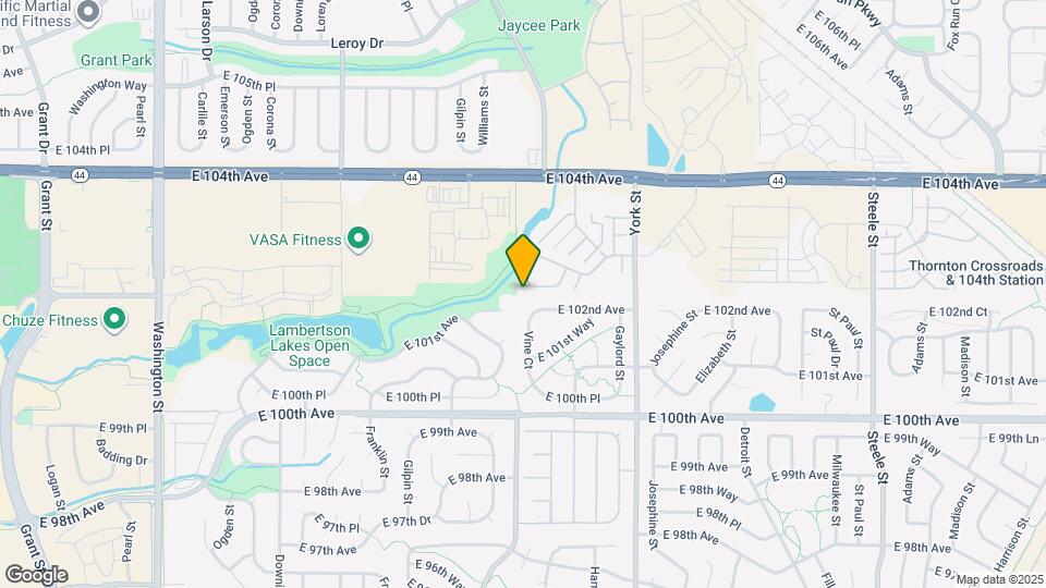 1992 E 102nd Cir Map and Location Details