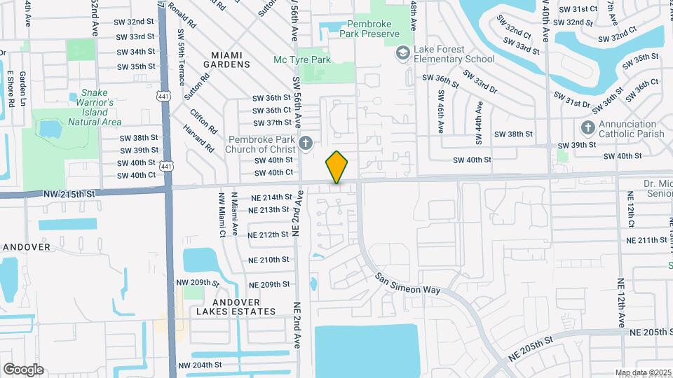 21430 NE 3rd Pl Map and Location Details
