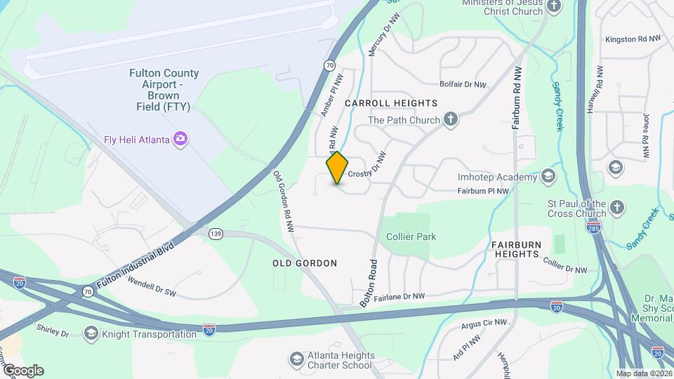 640 Alfred Rd NW Map and Location Details