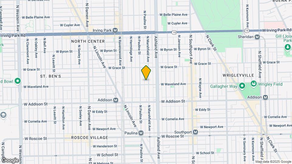 3706-3710 N Marshfield Ave Map and Location Details
