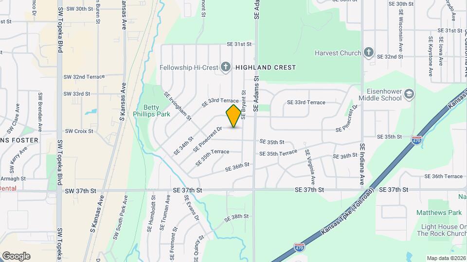 513 SE Pinecrest Dr Map and Location Details