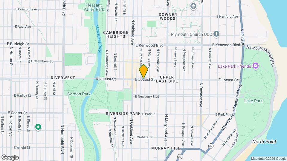 2864 N Cramer St Map and Location Details