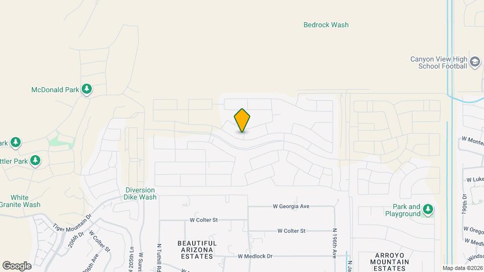 19908 W Badgett Ln Mapa y Detalles de la Ubicación