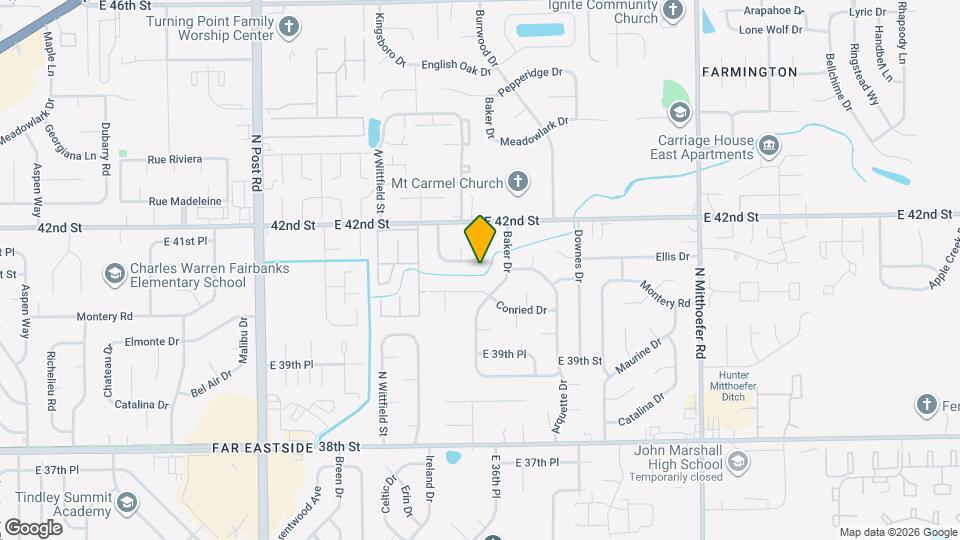 4113 Diller Dr Map and Location Details