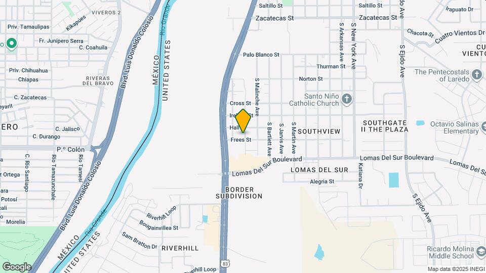 1920 Frees St Map and Location Details