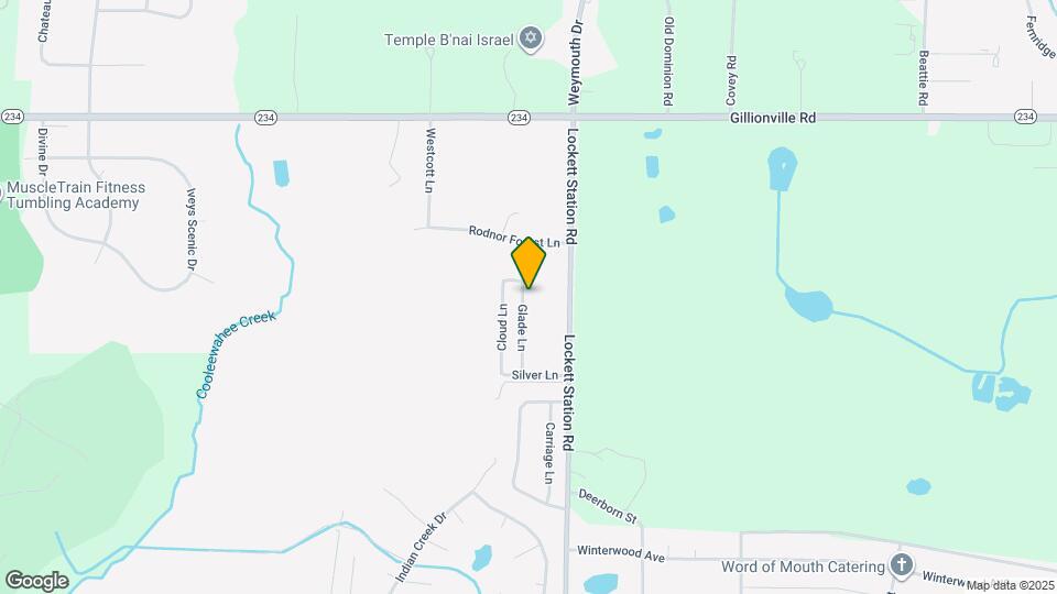 206 Glade Ln Map and Location Details