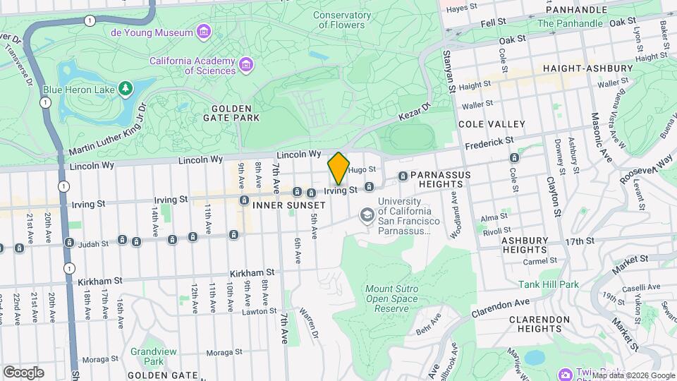 243 Irving St Map and Location Details