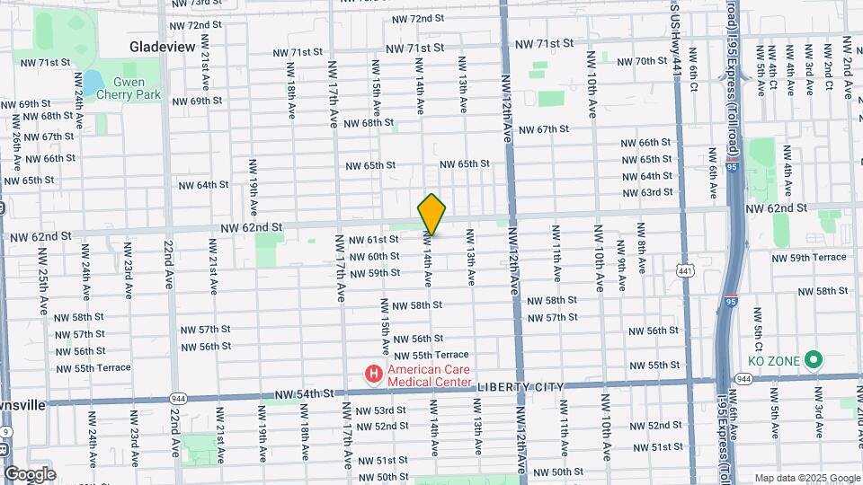 1398 NW 61st St Map and Location Details