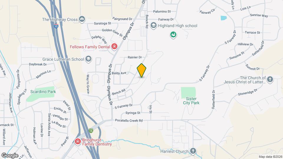 1544 Bench Rd Map and Location Details