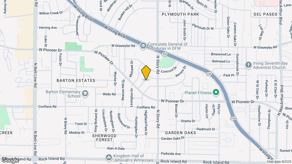 930 Liberty Dr Map and Location Details