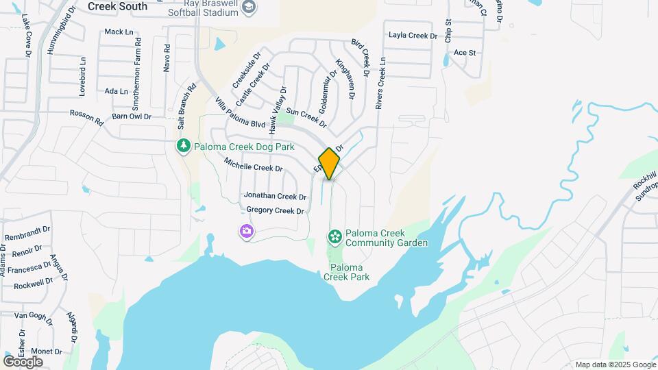 1704 Abby Creek Dr Map and Location Details