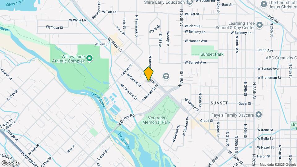 1159 N Arthur Ln Map and Location Details