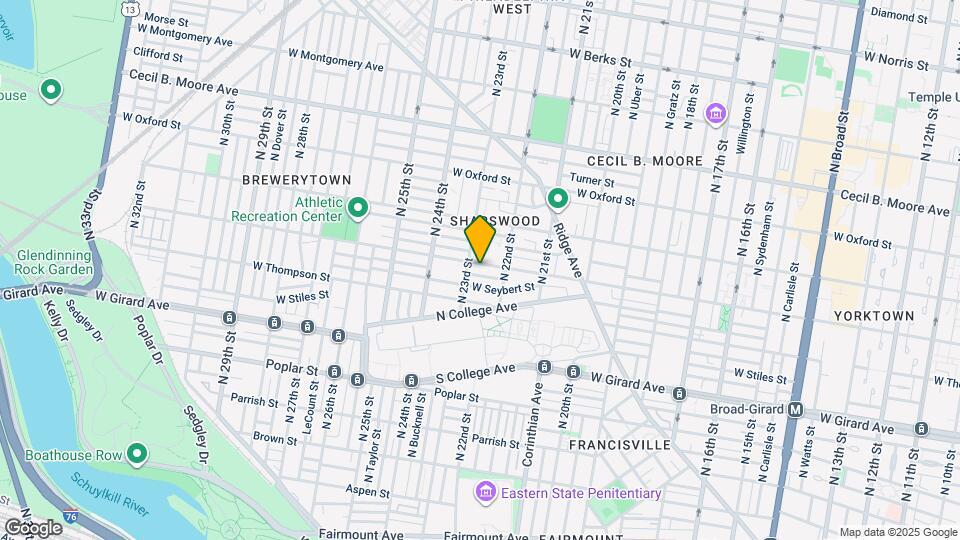 2234 Master St Map and Location Details