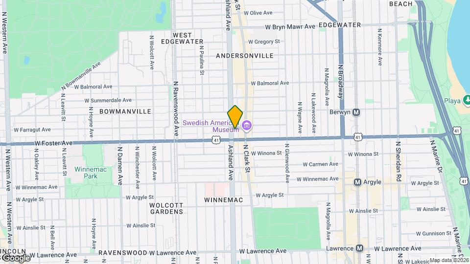 5219 N Ashland Ave, Unit B Map and Location Details