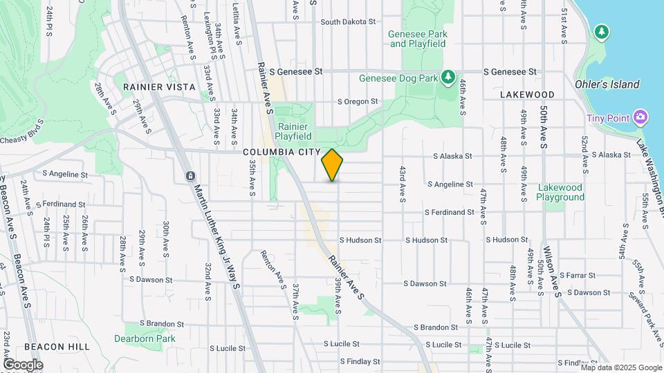 3835 S Angeline St Map and Location Details