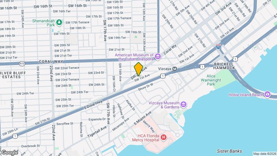 3612 SW 1st Ave Mapa y Detalles de la Ubicación