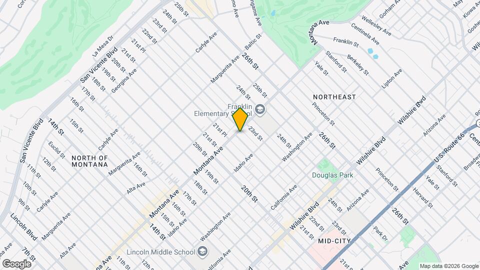2202 Montana Ave, Unit D Map and Location Details
