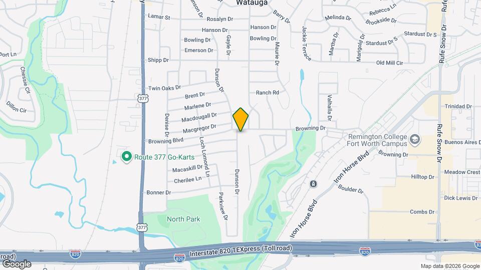 5544 Dunson Dr Map and Location Details