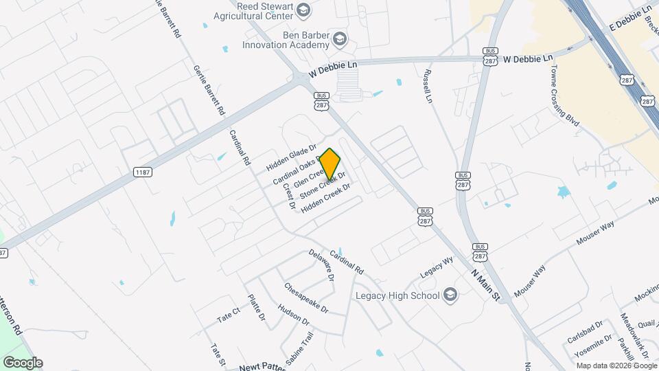 1115 Stone Creek Dr Map and Location Details