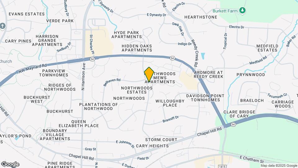 110 W Chalfont Way Map and Location Details