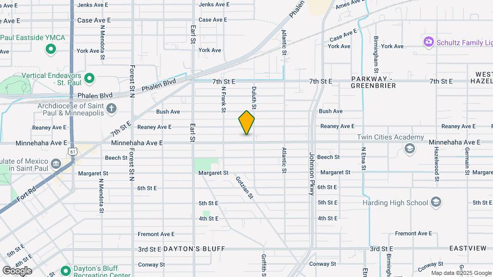 1165 Minnehaha Ave E Mapa y Detalles de la Ubicación