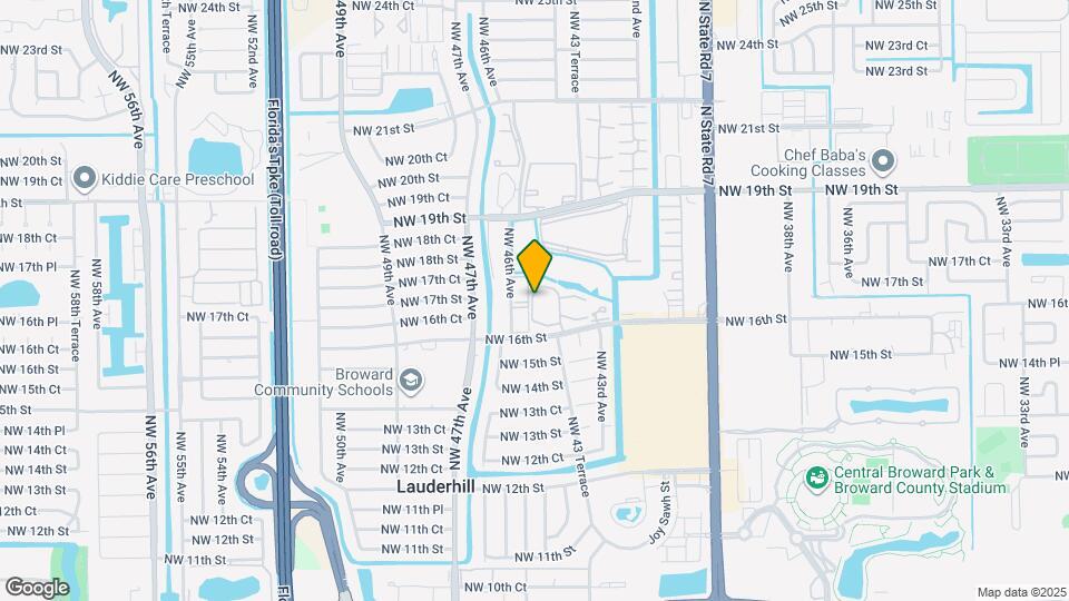 4431 NW 16th St Map and Location Details